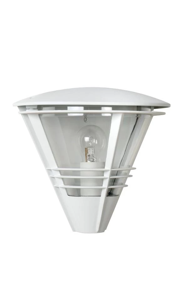 Lucide LIVIA - Wall light Outdoor - 1xE27 - IP44 - White - off